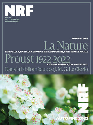 cover image of La Nouvelle Revue Française N° 654 (Automne 2022)